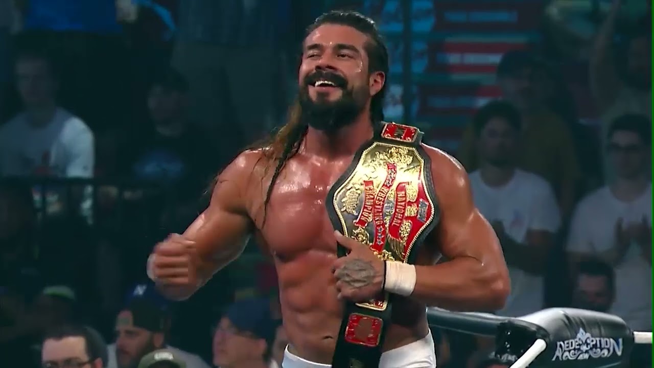 El MEXICANO ANDRADE es NUEVO CAMPEÓN NACIONAL de AEW