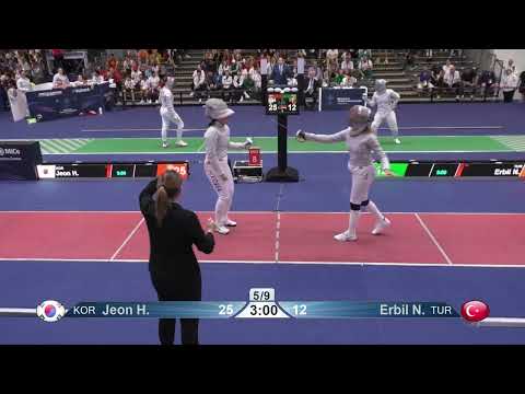Milano 2023 Womens Sabre T16 KOREA KOR vs TÜRKIYE TUR