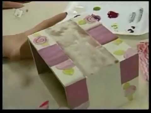 Soraia Leite- Ateliê na TV - Cachepô rosa.wmv