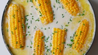 🌽 Ultimate Boiled Corn on the Cob Recipe!🌽How to Make Milk Butter Sweetcorn 🌽