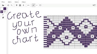 Come creare un grafico a mosaico usando Stitch Fiddle
