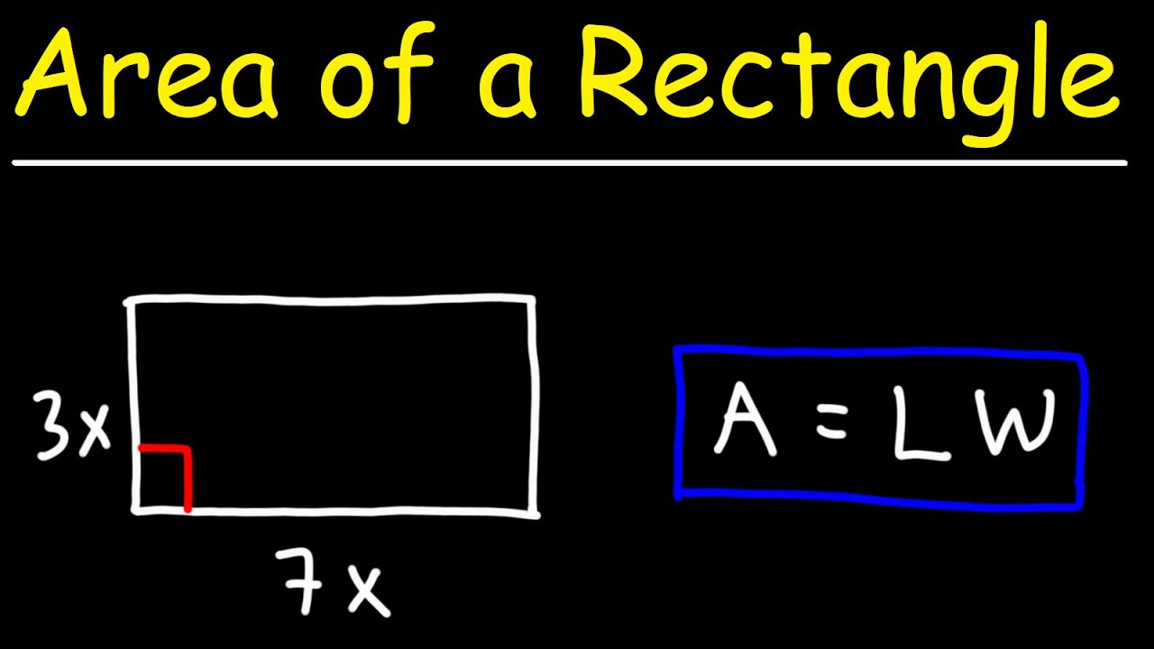 Area of a Rectangle - GED Math Word Problem
