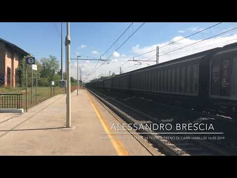 MERCITALIARAIL E652.058 CON CARRI HABILLSS IN TRANSITO AD ABANO 16.05.2019