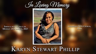 Celebrating The Life of Karyn Arlette Stewart Phillip