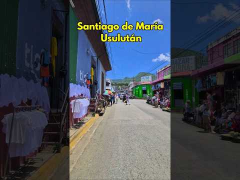 Un dia de comercio en Santiago de Maria El Salvador #elsalvadorengrande