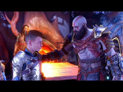 Atreus wants to go to Asgard and runs away - God of War: Ragnarok