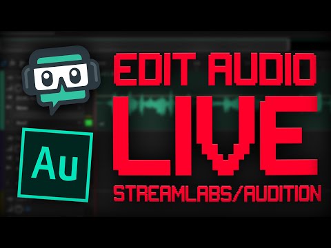How To Process Your Audio For LIVE STREAMING!! | Adobe Audition / Streamlabs OBS