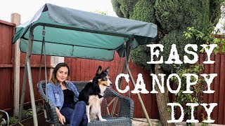 How to Make a Swing Chair Canopy | The Carpenter's Daughter