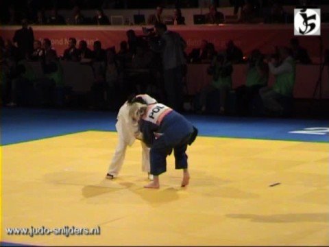 Judo Rotterdam 2008 Pulkosnik (POL) - Rumyantseva (RUS) [-48kg]