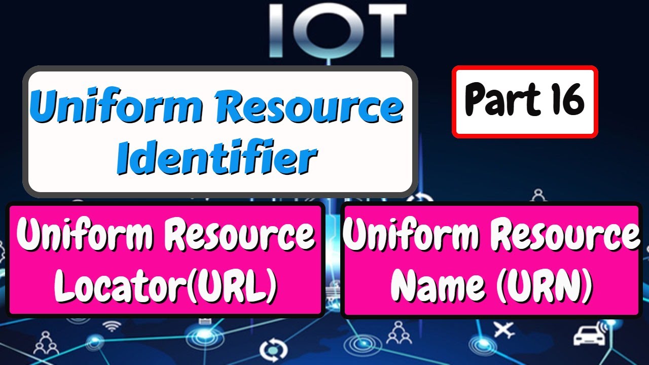 Uniform Resource Identifiers (URI) | URL | URN | part 16 | IoT tutorial for beginners