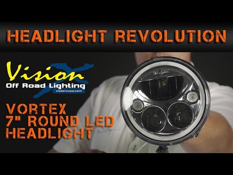 Vision X 7" Round LED Headlights | Headlight Revolution