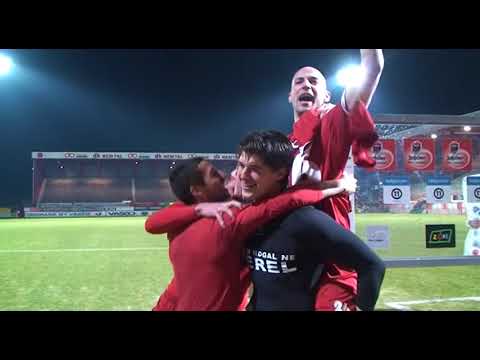KV Kortrijk - Feestvreugde na behalen Play-Off 1 2009-2010