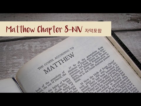 Matthew 8 NIV AUDIO BIBLE (with text)