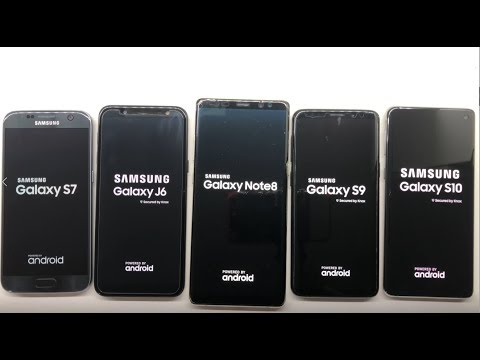 Samsung Galaxy S10 vs S9 vs Note 8 vs J6 vs S7  benchmark test