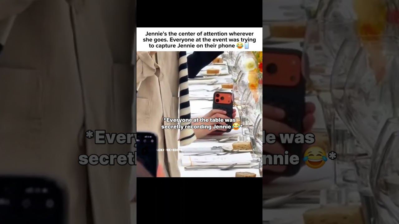 Jennie's always the center of attention! 😎🔥 #jennie #blackpink