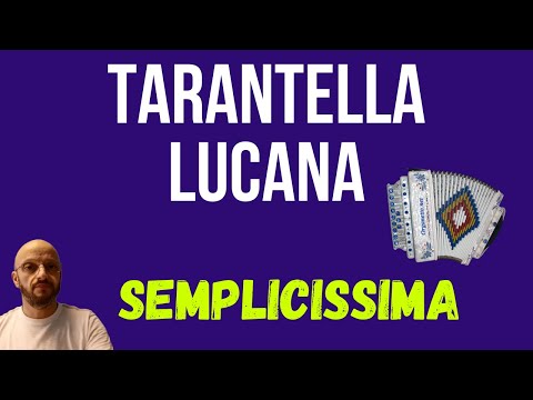 Lezione -TARANTELLA LUCANA - Metodo per organetto 2 e 4 bassi