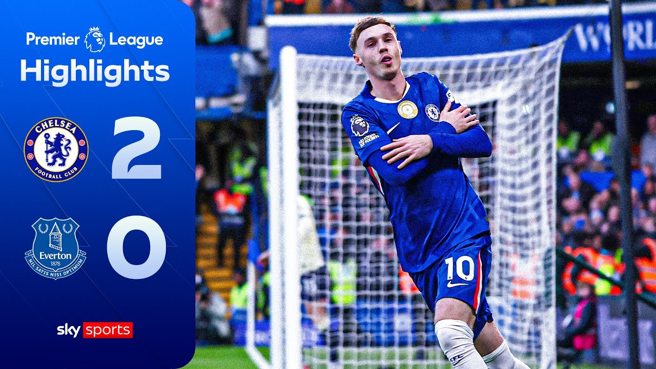 Cole Palmer & Malo Gusto STRIKE at the Bridge! 🥶 | Chelsea 2-0 Everton | Premier League Highlights