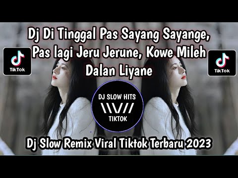 DJ DALAN LIYANE SLOW REMIX VIRAL TIKTOK TERBARU