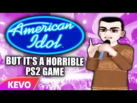American Idol but it's a horrible PS2 game