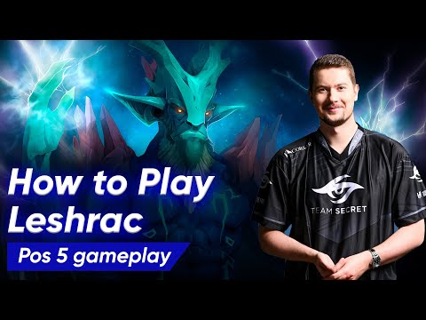 Leshrac Hard Support by Puppey | Full Gameplay Dota 2 Replay