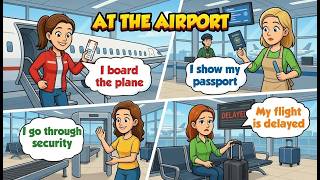 Airport English for Beginners – 15 Easy Sentences You NEED for Travel! ✈️🌍 #nativeenglish
