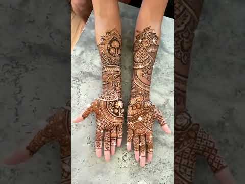 Indian mehendi design | Full hand |