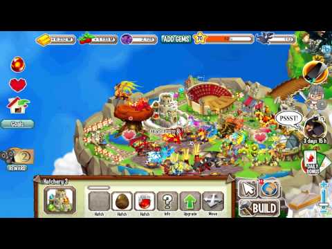 Snow Man dragon in Dragon City