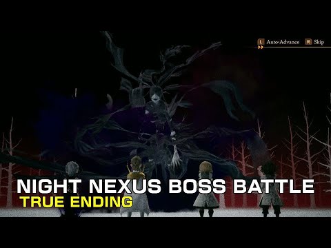 Bravely Default 2 - Night Nexus Boss Fight (TRUE ENDING)