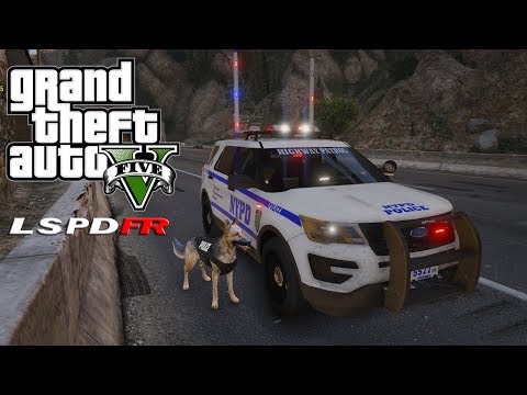 GTA 5 - LSPDFR EP 222 - police partner update with K9 and model