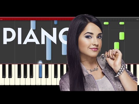Becky G Cuando te Besé Paulo Londra Piano Midi tutorial Sheet app Cover Karaoke