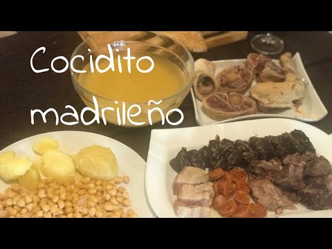 Cocido madrileño a fuego lento