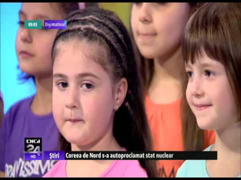 Corul de copii Bravissimo - Matinal DIGI 24 TV