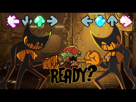 Friday Night Funkin' -  "Last Reel" but New Bendy battles Old Bendy (Bendy vs Bendy) - Indie Cross