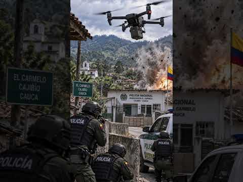 🇨🇴 Disidencias de las FARC ATACAN base militar en Inzá, Cauca
