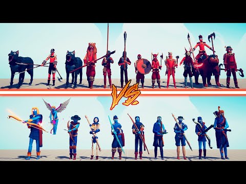 AXE TEAM vs ARROW TEAM - Totally Accurate Battle Simulator | TABS
