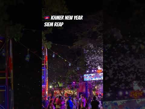🇰🇭 Khmer New Year in Siem Reap Starts! 🚀 #siemreap #cambodia #sangkranta #khmernewyear