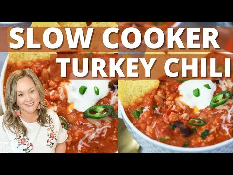 Slow Cooker Turkey Chili