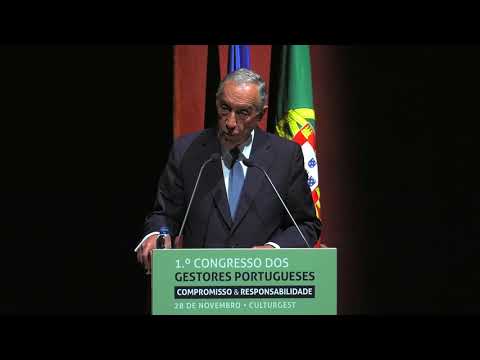 Presidente da República encerra o 1.º Congresso dos Gestores Portugueses