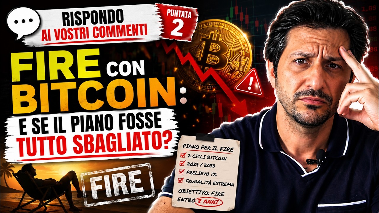 FIRE con Bitcoin: e se il piano fosse tutto SBAGLIATO?