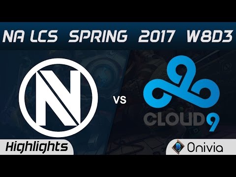 NV vs C9 Highlights Game 3 NA LCS Spring 2017 W8D3 EnvyUs vs Cloud9