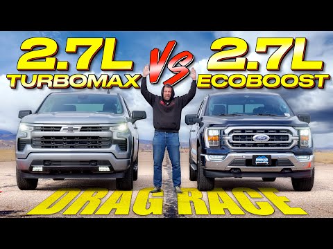 Thumbnail for Torque vs HP Drag Race: Is the Chevy Silverado 2.7L TurboMax I-4 FASTER Than the Ford F-150 V6? by Toyota, Car