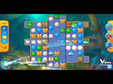 Fishdom. 4500 hard level no boosters and diamonds 🐟🐟🐟🐟