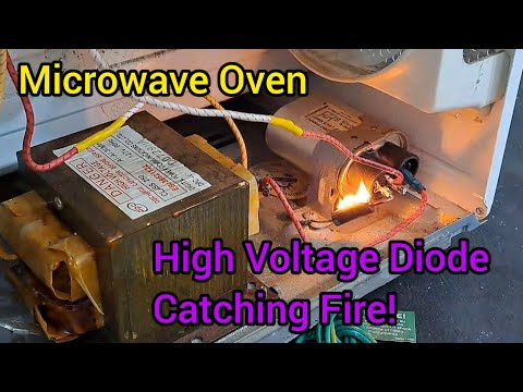 Microwave Oven Repair - high voltage diode failure.