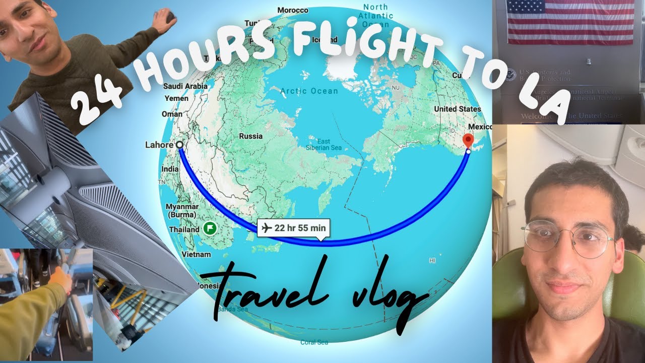 Travel Vlog: 24 Hour Flight to LA