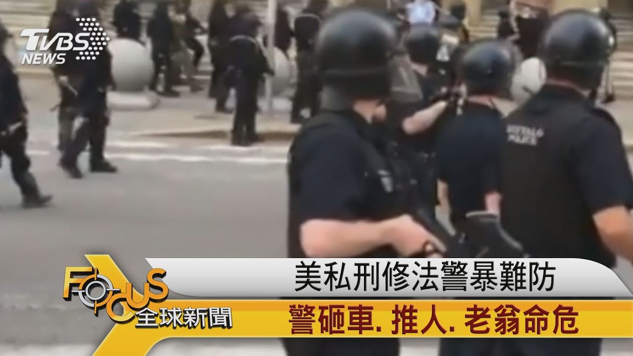 美私刑修法.警暴難防 警砸車.推人.老翁命危