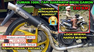 Download lagu Nyobain Pake Knalpot Samlong Draco 100 Ribuan Full System SarFull Di Motor Beat Std Kirian mp3
