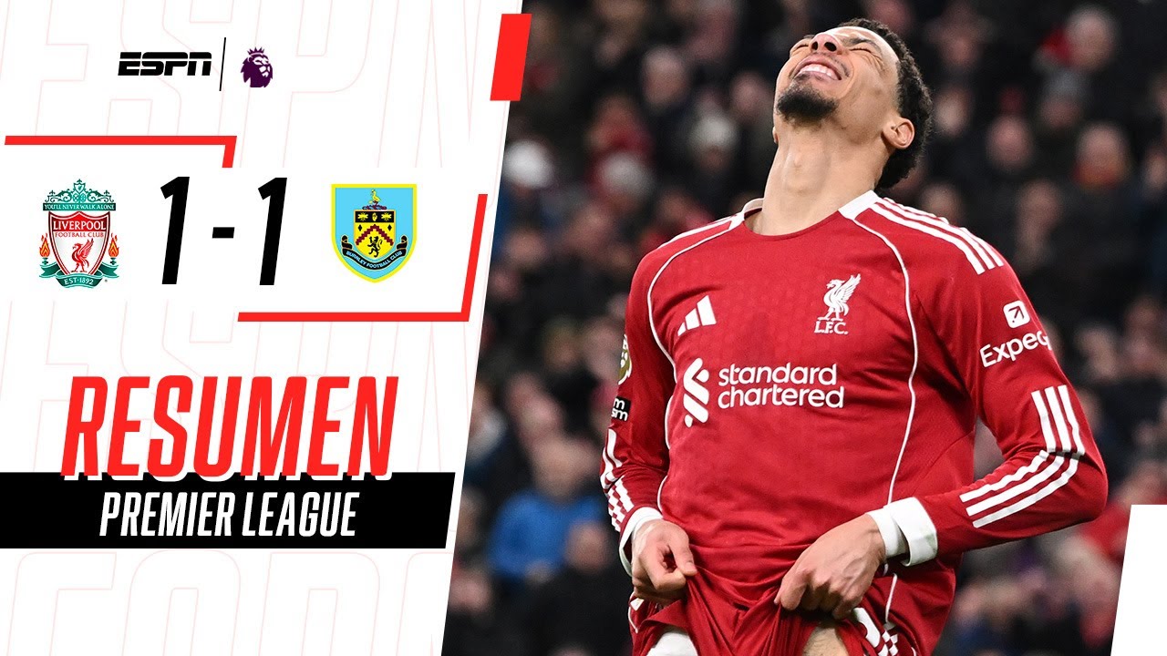 TIKI TIKI DEL BURNLEY PARA UN PUNTAZO DE ORO EN ANFIELD | Liverpool 1-1 Burnley | RESUMEN