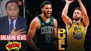 First Take | Stephen A. Smith says the Celtics CRUSH Warriors and ‘PUT THE LEAGUE ON NOTICE!’ ☘️