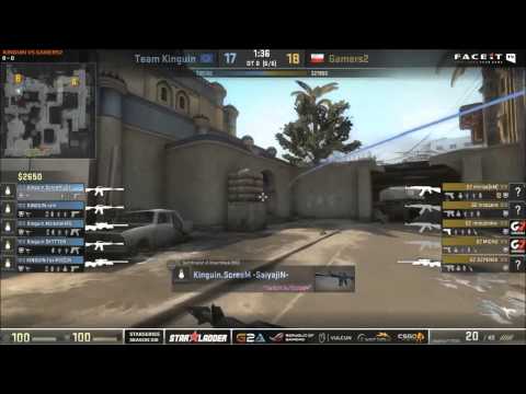 5 Scope guns peeking Mid Doors G2 vs Kinguin