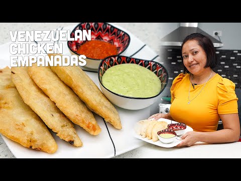 Empanadas De Pollo. How To Make Venezuelan Chicken Empanadas